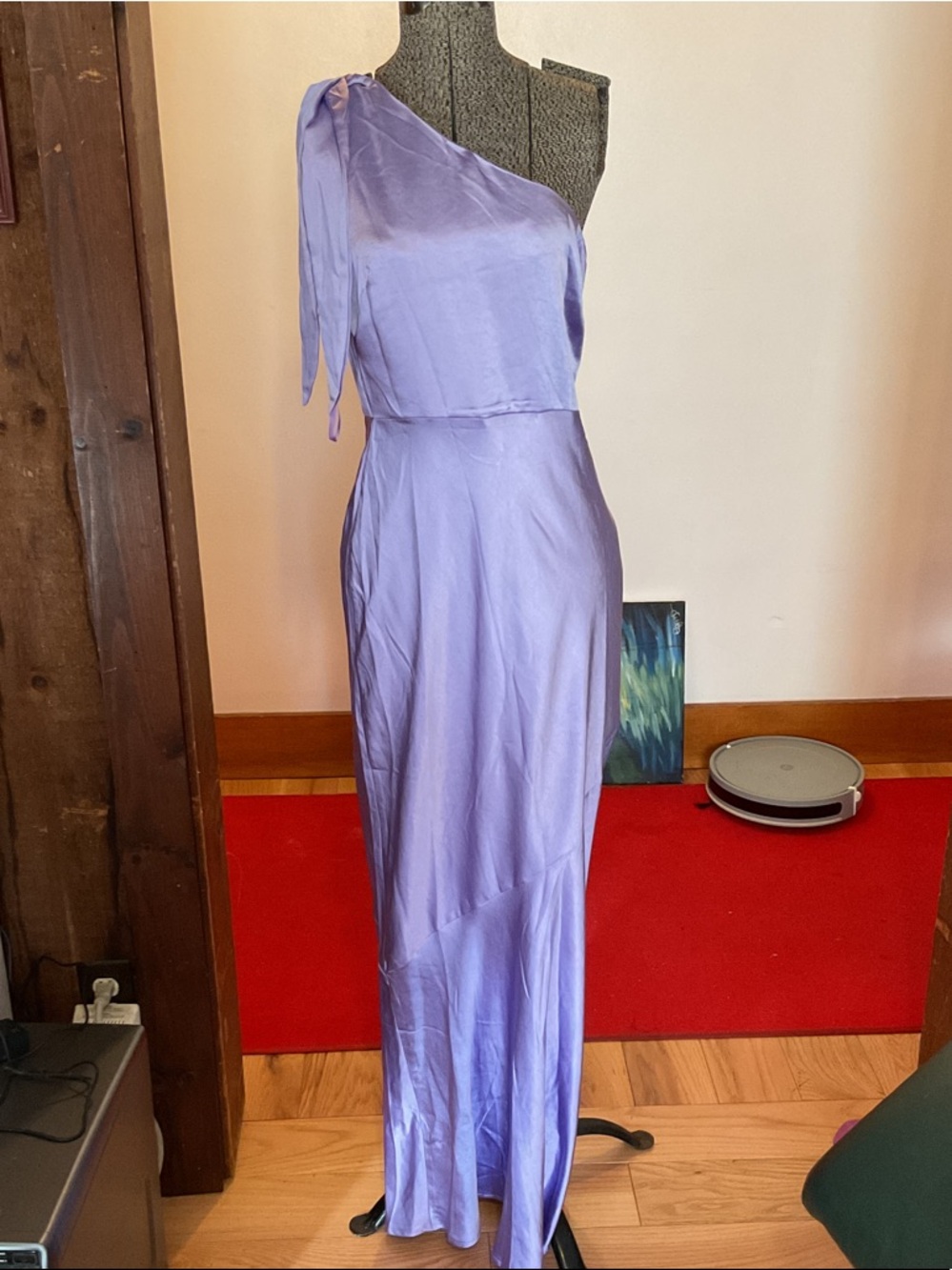 Selfie Leslie One-Shoulder Lavender Gown